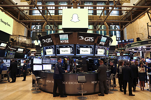 Стоимость акций Snap опустилась ниже $24 на третий день торгов
