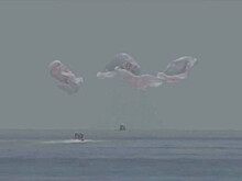 Crew Dragon с четырьмя астронавтами приводнился в Мексиканском заливе
