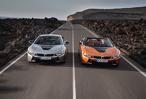 Фотогалерея: Новый BMW i8 Roadster и BMW i8 Coupe