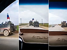 ЧП с бронемашинами России и США попало на видео