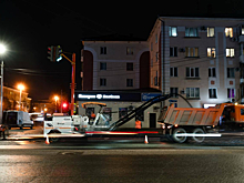 Пробка образовалась на месте старта дорожных работ в центре Кемерова