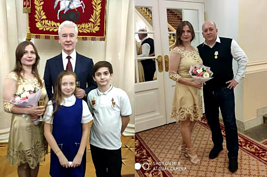 Многодетную семью из Черемушек наградили медалью ордена «Родительская слава»