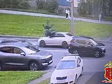 В Санкт-Петербурге Audi сбила мать с двумя детьми, это попало на видео