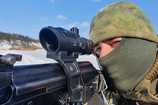 Российские бойцы оценили прицелы для винтовок и комплексы разведки "Швабе"