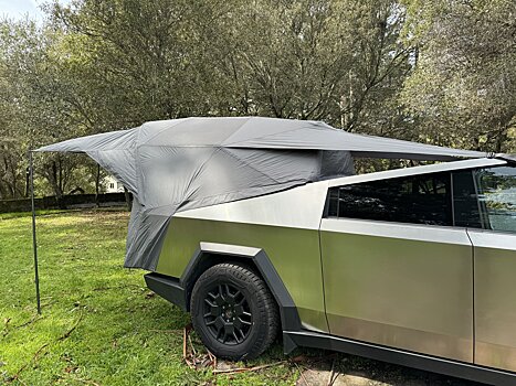 Tesla запустила продажи уродливой палатки от дождя для Cybertruck