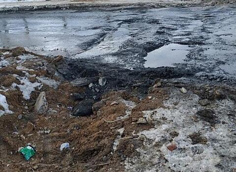 В Чебаркуле до сих пор не восстановили дорогу, раскопанную из-за коммунальной аварии в военном городке