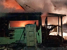 В деревне Заполье семь спасателей ликвидировали пожар в жилом доме