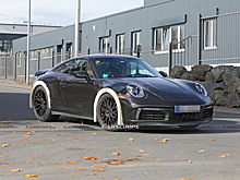  		 			Porsche тестировал странный 911-ый на Нюрбургринге 		 	