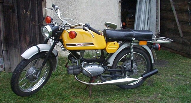 Малоизвестный мопед Jawa Mustang времен СССР