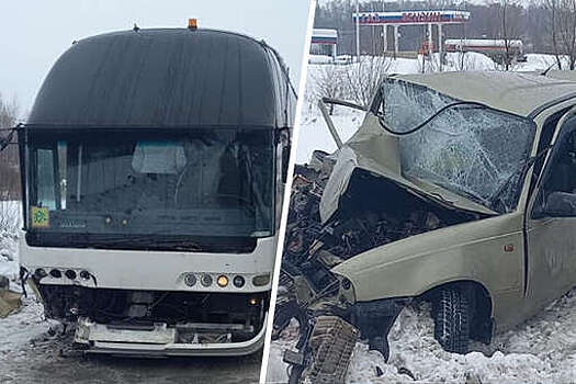 Автобус с 46 детьми попал в ДТП в Башкирии