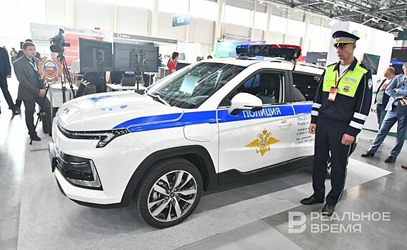 Госавтоинспекция Татарстана тестирует электромобиль "Москвич"