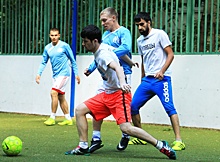 Любительские команды Центрального округа сыграли в турнире по футболу в Таганском районе