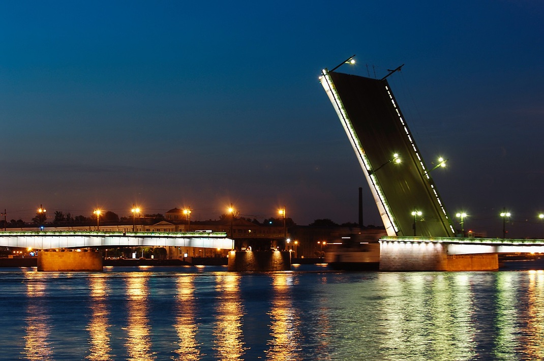 Литейный мост разводка