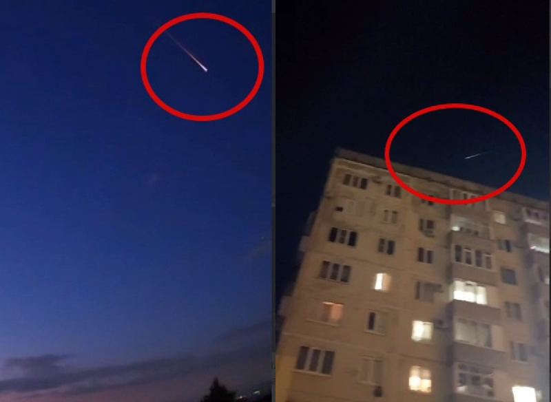 Странный летящий объект в небе над несколькими регионами напугал россиян