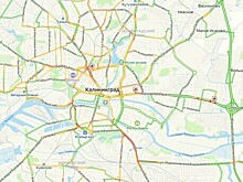 В Калининграде из-за непогоды и трёх аварий оказались заблокированы центральные улицы