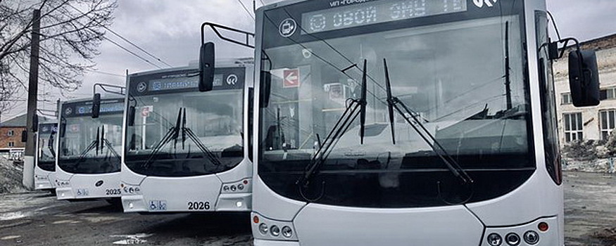 В Красноярск до конца мая поступят новые троллейбусы