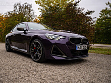 Представлен ВMW M240i Coupe 2022 в новом цвете Thundernight Metallic