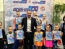 В Курске прошли соревнования по фигурному катанию