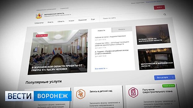 Каждый второй житель Воронежской области теперь может пользоваться порталом госуслуг
