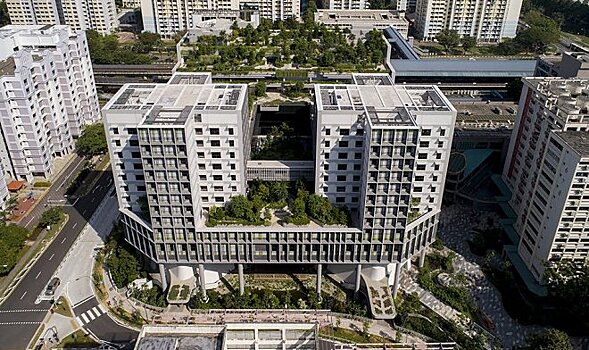 Пенсионный комплекс Kampung Admiralty в Сингапуре признан «Международным зданием года»