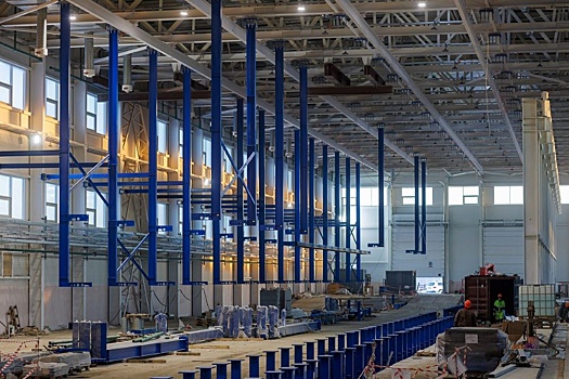 В корпусе пусконаладки поездов для ВСМ в Верхней Пышме начался монтаж оборудования