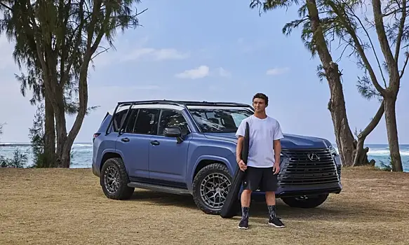 Lexus LX подготовили для серфингистов