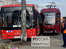Восемь человек пострадали в ДТП с трамваем и автобусом в российском городе