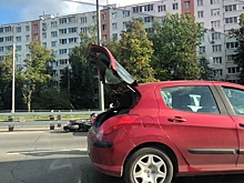 Молодая мотоциклистка попала в ДТП