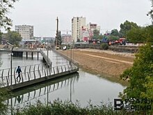 В Казани круглосуточно ведутся работы на мосту по улице Назарбаева