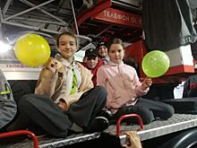 Анапские школьники побывали на Дне рождения пожарной автолестницы