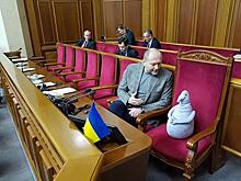 Депутат Верховной рады появился на заседании с Ждуном