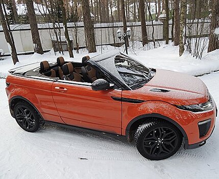 Range Rover Evoque Convertible: снимаем «шляпу»