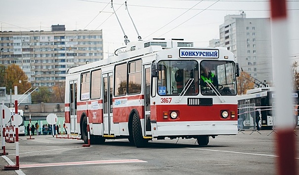 Лучший водитель троллейбуса работает в Екатеринбурге