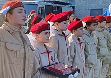 Школьники Омской области пополнили ряды Юнармии