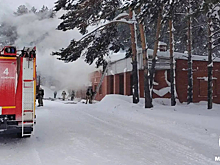 Страшный пожар произошёл в кафе на трассе под Кемеровом