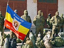 Казачий отряд добровольцев под Волгоградом отправляют на боевое слаживание