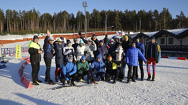 Вперед к большому старту! В Ленинградской области прошел корпоративный забег «Газпром нефти» по лыжным гонкам