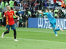 Акинфеев: "После матча с Испанией боялся за свою ногу, чтобы меня в землю там не воткнули"