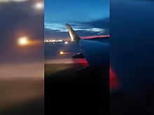 У летевшего из Тюмени в Ереван самолета взорвался двигатель