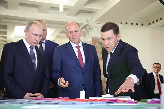 Путину показали проект кластера Универсиады-2023 в Екатеринбурге