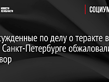 Все осужденные по делу о теракте в метро Санкт-Петербурге обжаловали приговор