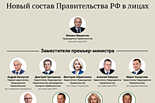 Новый состав Правительства РФ в лицах