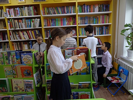 Ознакомительная экскурсия прошла в библиотеке семейного чтения Щербинки