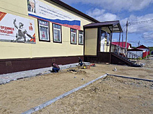 В Харсаиме начали укладывать основание для будущей площади
