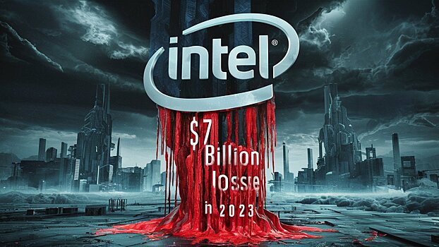 Intel сообщила о 7-миллиардных убытках в 2023 году