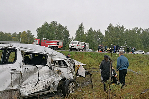 На российской дороге в аварии с участием микроавтобуса погиб ребенок