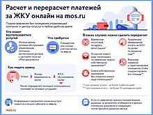 ДИТ Москвы: более 36 тысяч раз горожане сделали расчет и перерасчет платежей за ЖКУ на mos.ru