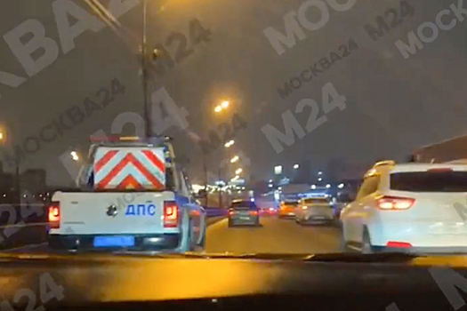 Ночная полицейская погоня на десятки километров попала на видео