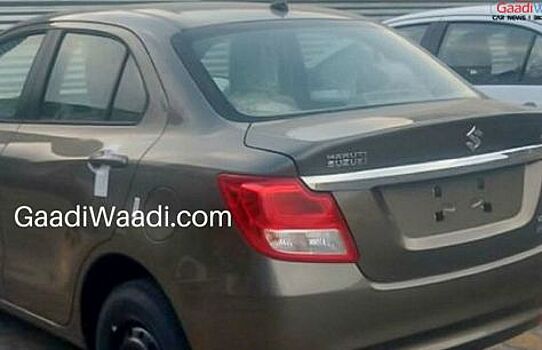 Опубликованы первые шпионские фотографии нового седана Swift Dzire