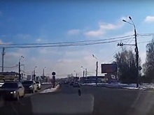 Колесо отвалилось и отправилось в самостоятельное путешествие по Комсомольскому шоссе